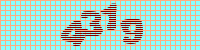 Blue Captcha Image