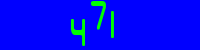 Blue Captcha Image