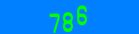 Blue Captcha Image