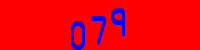 Blue Captcha Image